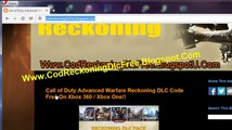 Installation / Unlock Call of Duty codes DLC Warfare Advanced Reckoning Giveaway gratuit