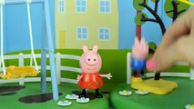 Peppa pig play doh muddy puddles English episodes 2015 peppa pig toys playdough videos
