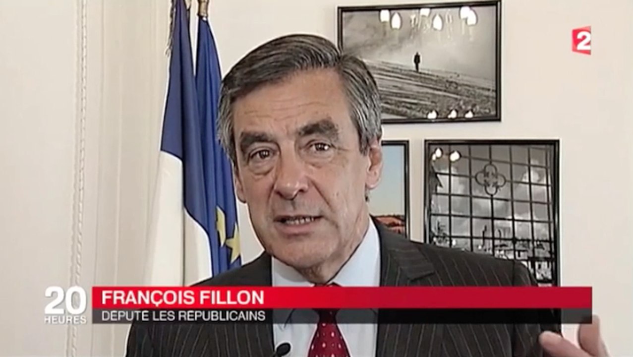 JT de France 2 - François Fillon sur l'accueil des réfugiés