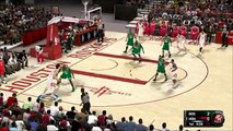 Rockets vs Celtics NBA 2K11 Yao Ming