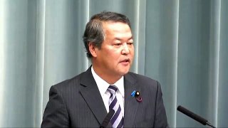 菅改造内閣閣僚記者会見「柳田稔大臣」