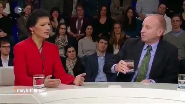 Sahra Wagenknecht zitiert Volker Pispers zum Thema Außenpolitik der USA