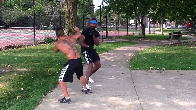 Safe Sparring - Sifu vs Bojing - Light Contact - Sept 7 2015