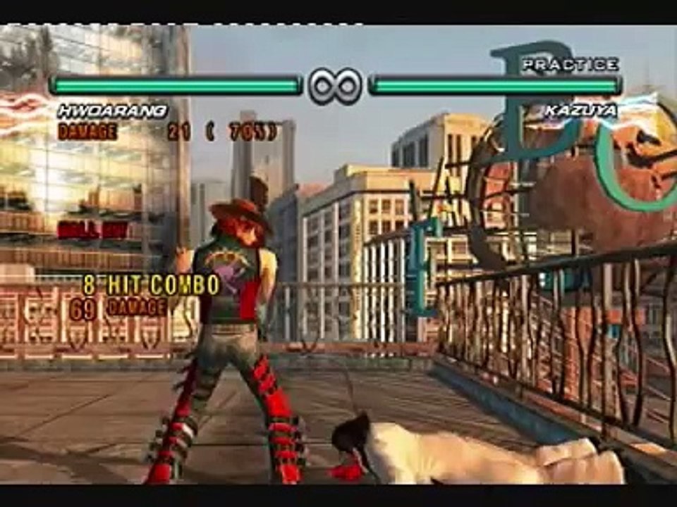 Tekken 5 DR Hwoarang Combos