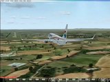 Flight Simulator X FSX Acceleration - Boeing 737-800 Landing