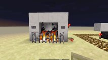Minecraft | Redstone Tutorial Automatic Fireplace | WORKING 1.8.1