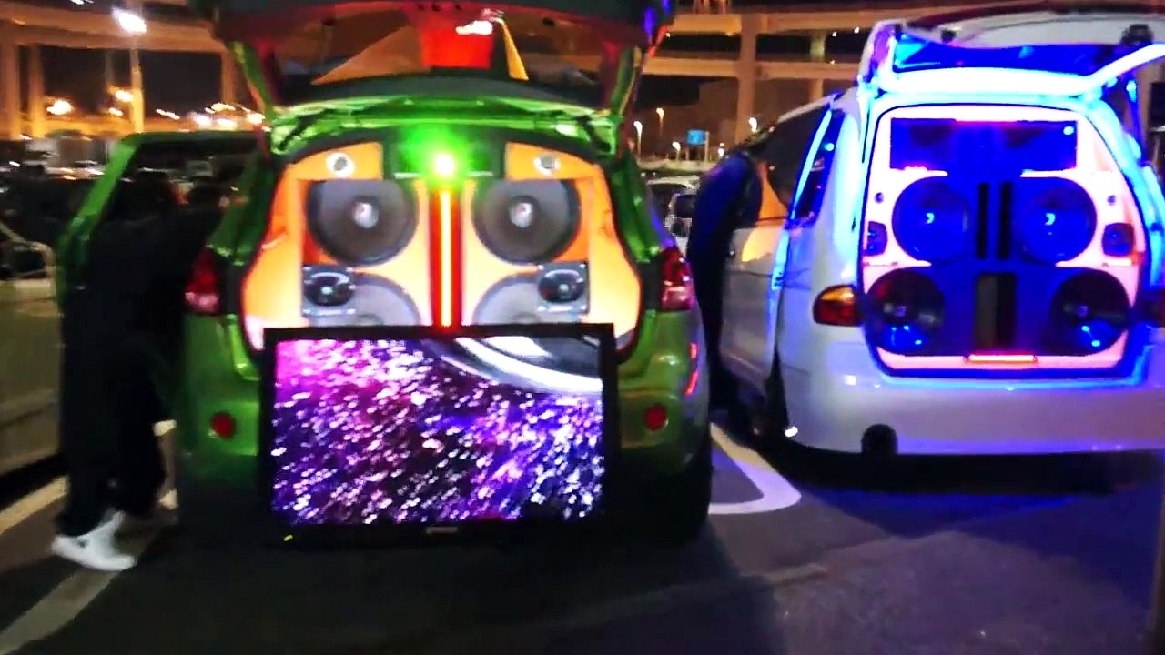 【音質良】大黒ＰＡ 外向きオーディオ 2014.4.5/DaikokuP.A. Car Audio