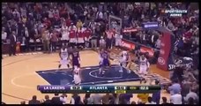 Kobe Bryant 因為Dahntay Jones 扭傷腳踝! 2013年3月14日vs老鷹