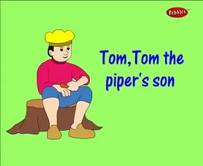 Tom Tom The Piper Son - English Nursery Rhymes - Cartoon/Animated Rhymes For Kids