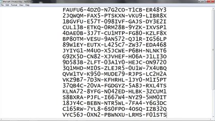 Warcraft 3 Reign of Chaos Product Keys