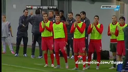 Djurdjevic Goal - Serbia 1-0 Lithuania - 08-09-2015 Euro U21 - Qualification