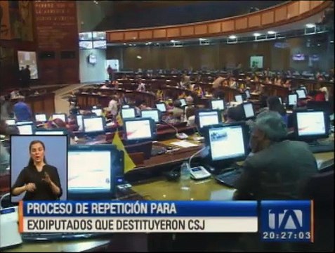 Inician demanda de repetición en contra de exdiputados por destitución de jueces
