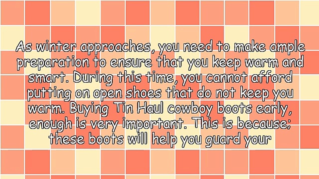Factors To Consider While Buying Tin Haul Cowboy Boots