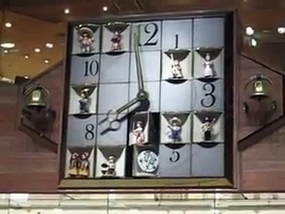 そごう広島　最後のからくり人形時計