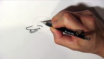 How to Draw a Cartoon Dolphin in 2 min - Cute Drawings - Easy Drawings - Fun2draw