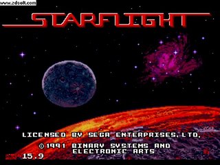 Starflight on Fuzion (Sega Genisis Emulator)