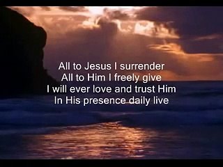 I Surrender All