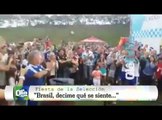 Brasil, decime qué se siente.. cantado por los jugadores
