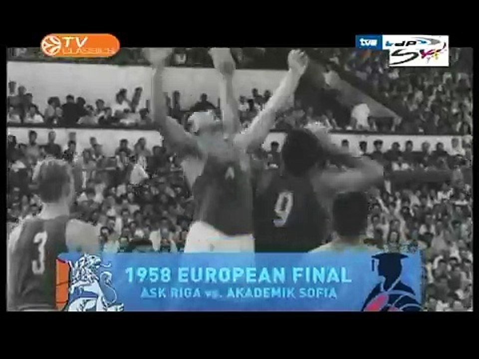 Copa de Europa Final entre cuatro 1958 ASK Riga vs Akademik Sofía Resumen