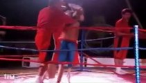 Kickboxing chick vs Boxing Kangaroo