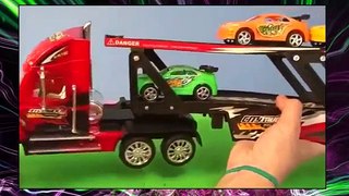 Trucks for Kids | Truck Car Transporter Toy with Racing Cars Outdoor Drive