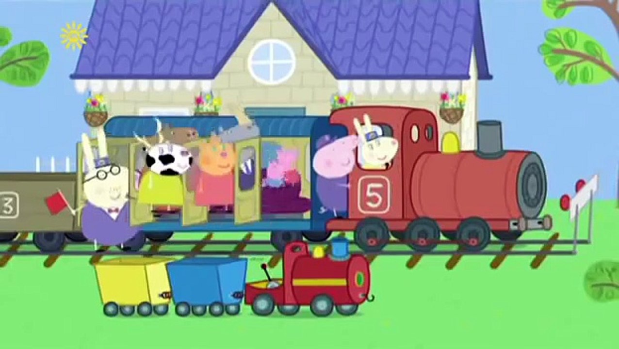 Peppa Pig Grandpa Pig's Train to the Rescue Episode 20 (English)