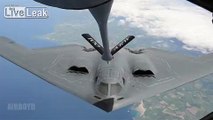 B-2 Stealth Bomber Refueling Over Cornwall, England