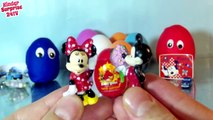 12 Surprise Eggs Kinder surprise PLAY DOH Disney Pixar Cars Angry Birds Mickey Mouse clubhouse