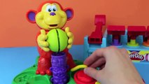 Play Doh Fast Food Burger Builder with Play Doh Coco Nutty Monkey Play Dough French Fries