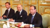 الرئيس الفرنسي يصل إلى الرياض للقاء العاهل السعودي