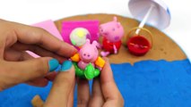 Toys Kids - Peppa Pig Play Doh Holiday Toy English episode At The Beach ep  cartoon inspired