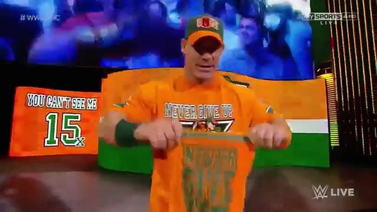 John Cena gets his rematch for the United States Championship ! (WWE RAW  08_31_15)