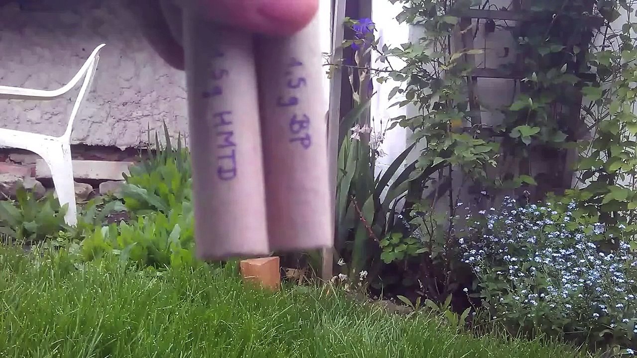 Böllertest Schwarzpulver vs HMTD - Black Powder vs HMTD