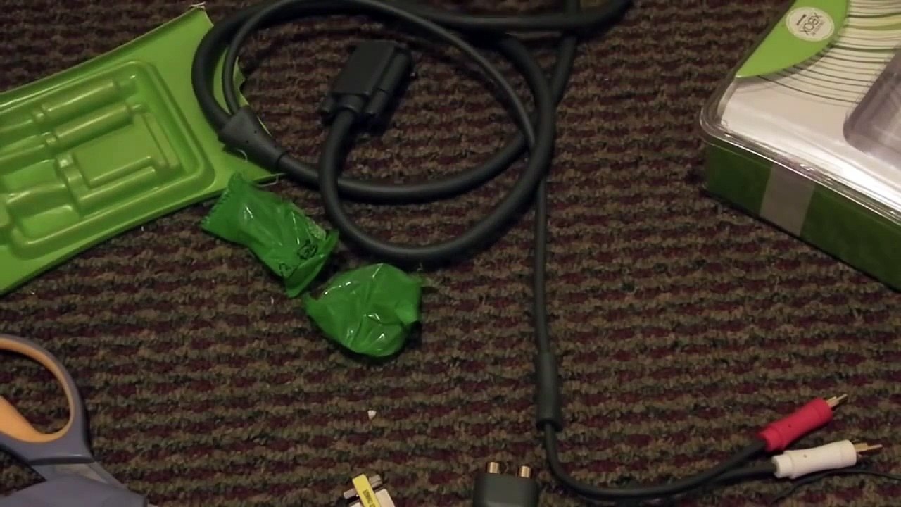 Unboxing & Setup of Xbox 360 VGA HD AV Cable| HD