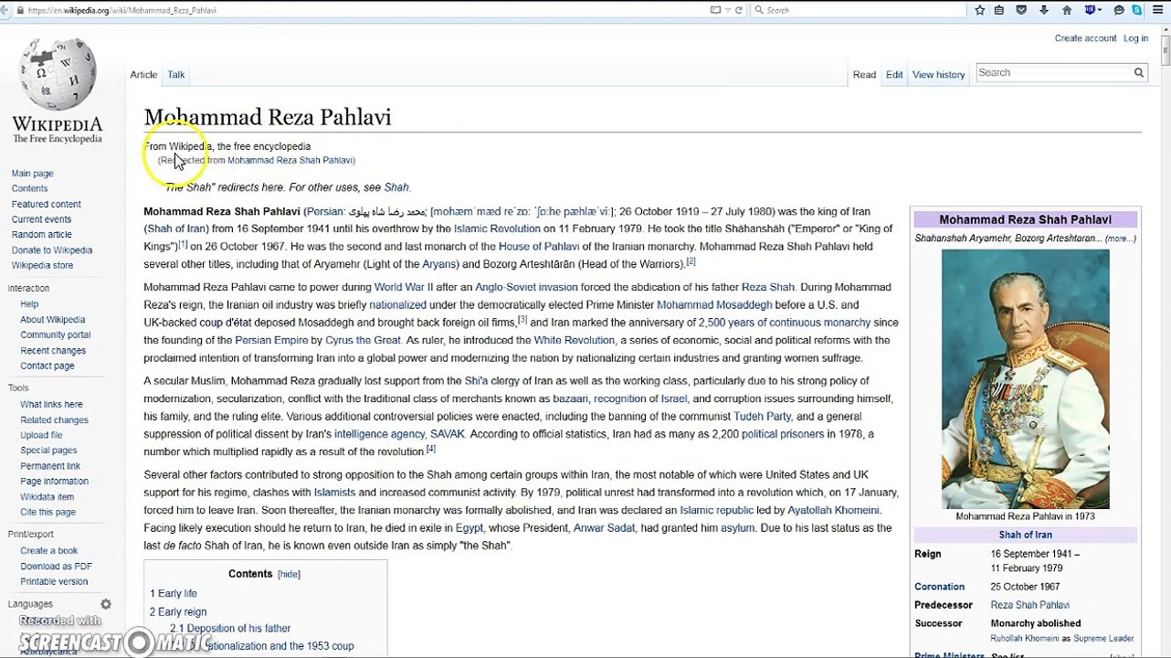 Iran Iraq History bullshit propagnda and indoctrinated history--face it and live free  PART 1