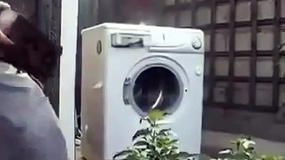 Brick in a washing machine