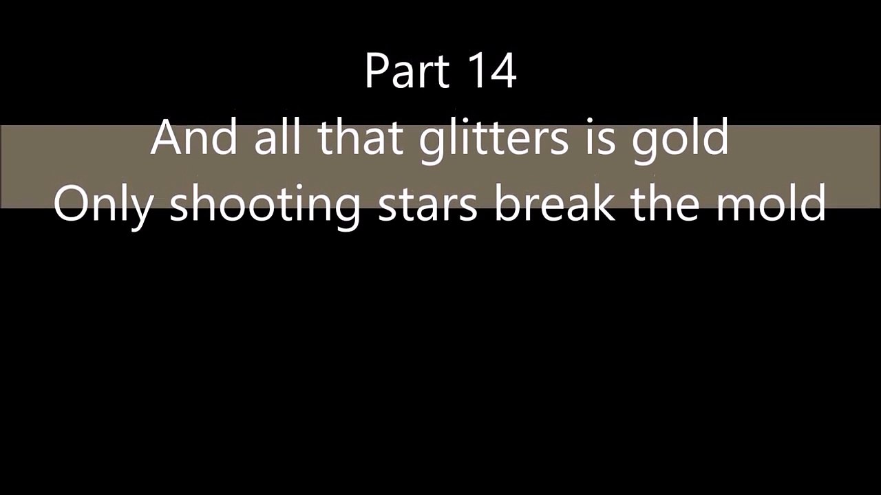 Shrek All Star Lyrics (With Parts)