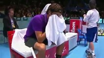 Funny moments in Tennis Federer, Djokovic, Nadal