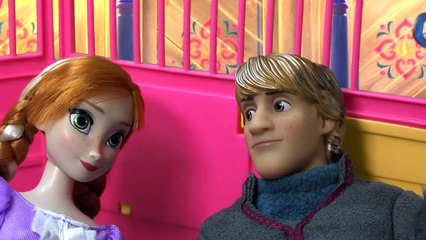 Disney Frozen Princess Anna Kristoff Queen Elsa Part 25 Horse Stable Barbie Dolls Series Video