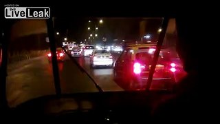 India - World famous traffic in Mumbai