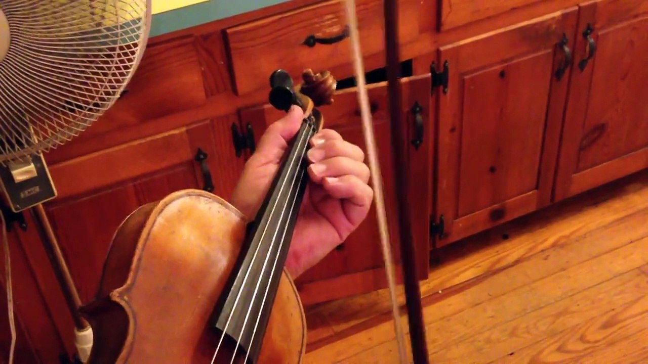 Home Brew Rag (F/Bb) lesson/demonstrated by Mick Kinney - oldtime fiddle lesson