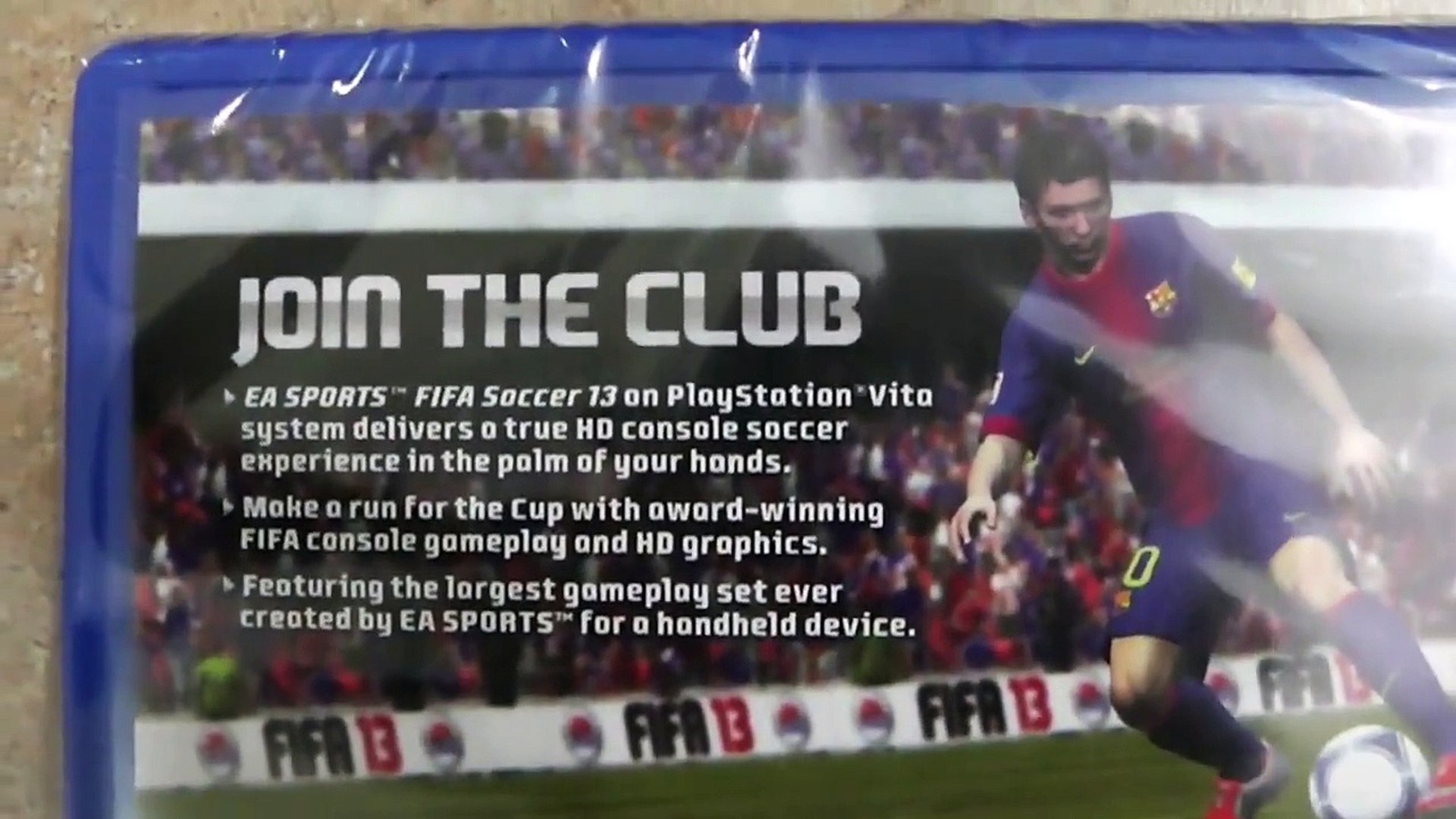 Ps Vita Fifa Soccer 13 Unboxing Video Dailymotion