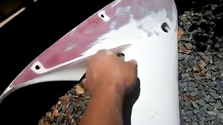 Attempting to paint a fairing