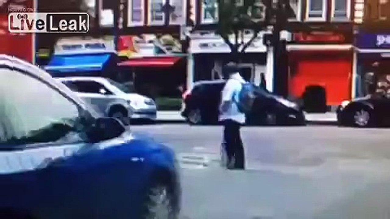 Nine year old boy's head run over by a car
