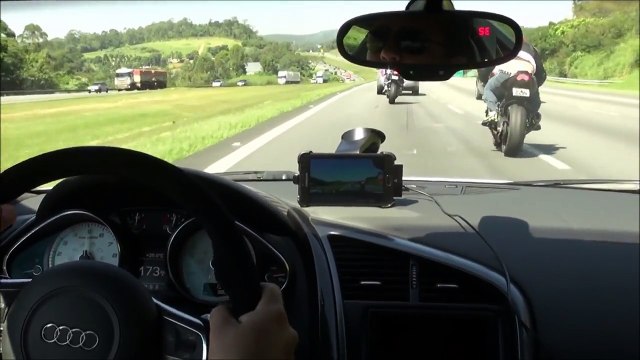 Audi R8 X Kawasaki Ninja ZX10R X Suzuki GSXR1000