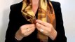 How-to wear scarves - Hermes scarf in a pleated bow knot