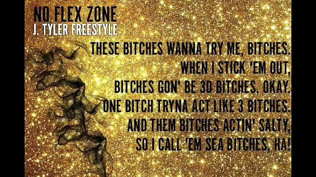 Gay White Rapper Freestyles No Flex Zone