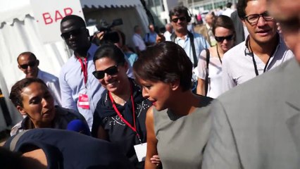 Réveil-FM: Najat Belkacem Vallaud , ministre de l'Education nationale à lLa Rochelle