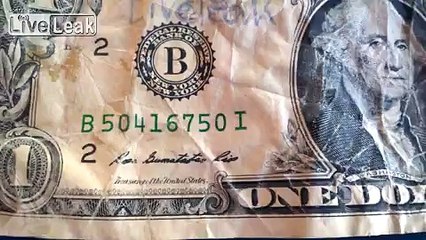 SHOENICE Eats US Dollar Bill For Liveleak - pt 2 The Extraction