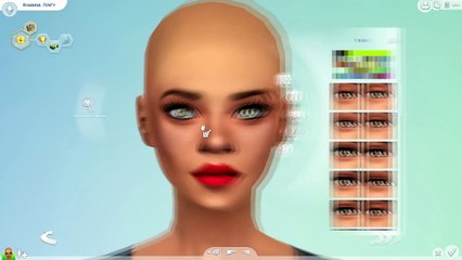 Create-A-Sim: RIHANNA (The Sims 4)